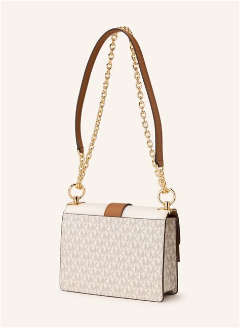 michael kors adele vanilla|Adele Logo Crossbody Bag .